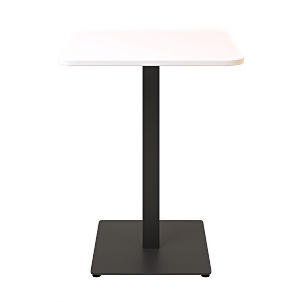 Стол Tetra light soft 70х70 h-75 Черный, Белый ЛДСП (611205833) с доставкой