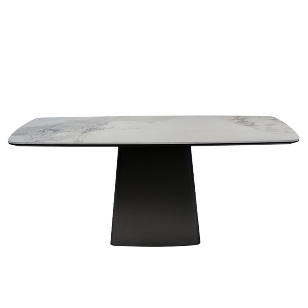 Стол Титан 180x90 Белый глянец, Графит (731488498) в Украине