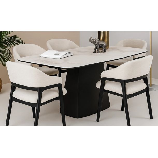 Стол Титан 180x90 Белый глянец, Графит (731488498) в Киеве