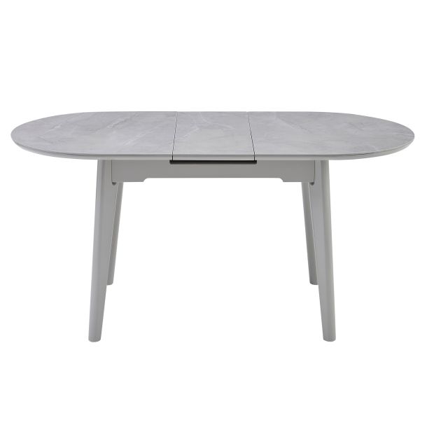 Стіл TM-126-1 130x80 Калакатта мармур, Сірий (231488558) купить