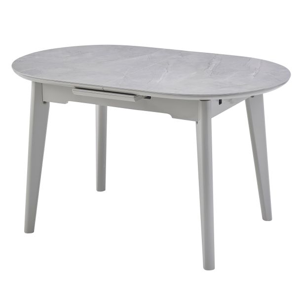 Стіл TM-126-1 130x80 Калакатта мармур, Сірий (231488558) в интернет-магазине