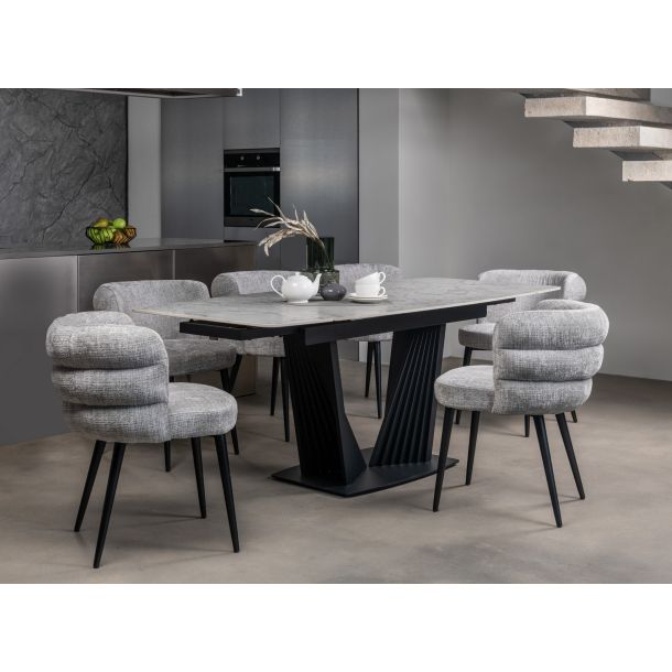 Стол TML-1000-1 140x90 Клауди грей (231458682) цена