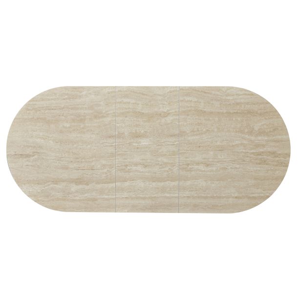 Стіл TML-1335 140x80 Римський травертін, Капучино (231488548) kupistul