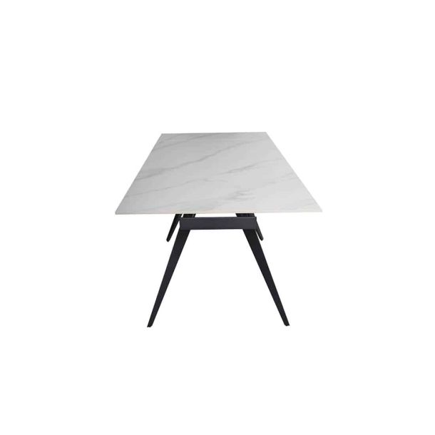 Стіл Торі 120x80 Білий матовий, Чорний (731380948) в Украине