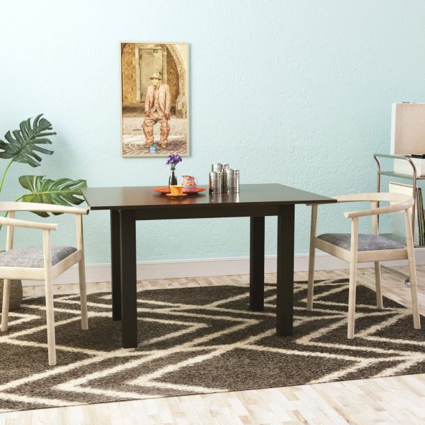 Стіл-трансформер Dinner 120х90 ДСП Венге, Венге (93518275) фото