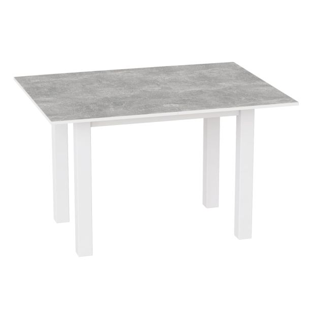 Стол-трансформер Dinner Glass 120х90 ДСП Ателье светлый, Белый, Графитовый (931380219) в интернет-магазине