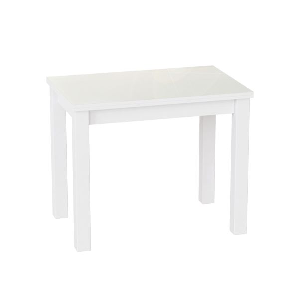 Стол-трансформер Dinner Glass 120х90 ДСП Белый, Белый, Белый (931380213) в Киеве