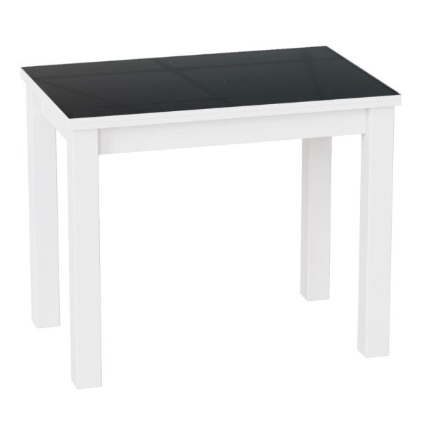 Стіл-трансформер Dinner Glass 120х90 ДСП Білий, Білий, Графітовий (931380214) в Киеве