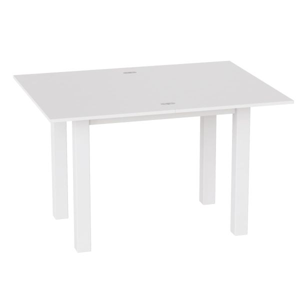 Стіл-трансформер Dinner Glass 120х90 ДСП Білий, Білий, Графітовий (931380214) в интернет-магазине
