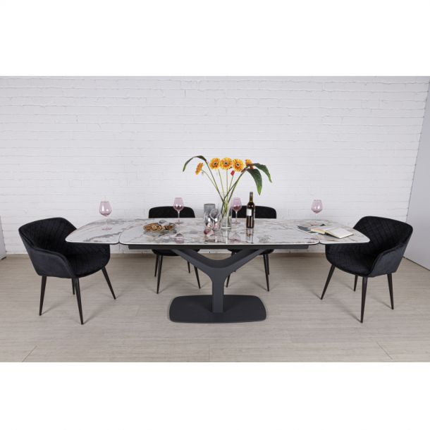 Стол Vulcan oval 160х90 Белый (521018403) в Киеве