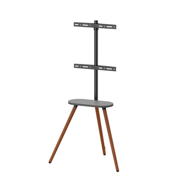 Стійка з кріпленням для телевізора OfficePro TVS226 43''-65'' Walnut wood, Black (1311470348) kupistul