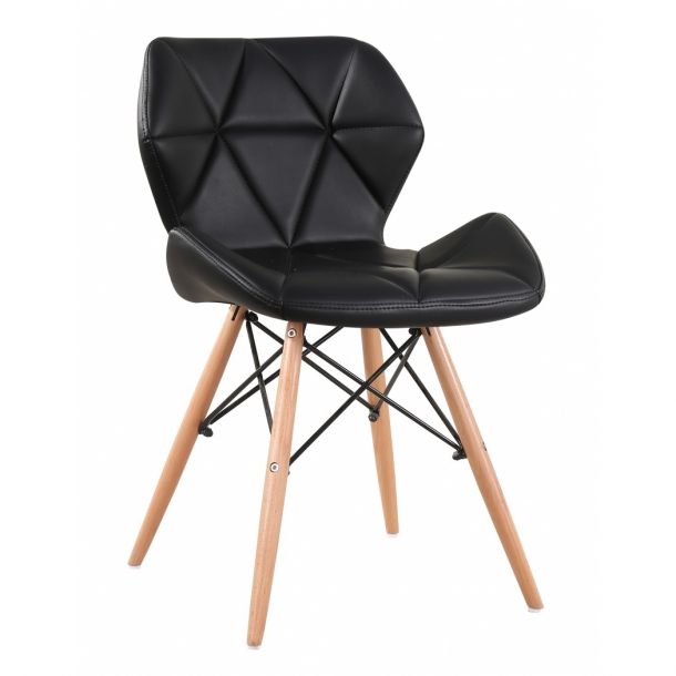 Стілець HATTA Astra Eco Wood Чорний (44231871) с доставкой