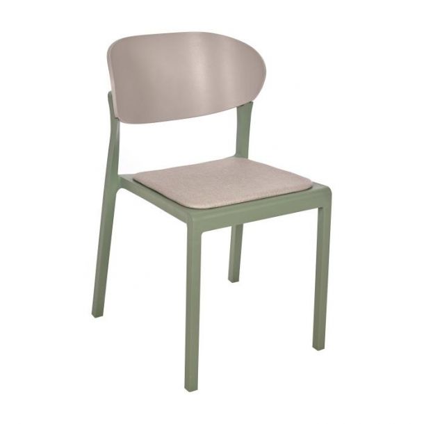Стул Bake с подушкой olivo, pearl (1691270756) в Киеве