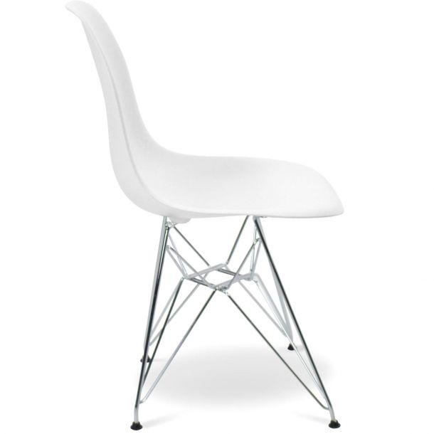 Стул HATTA Bryan Chrome Белый (44003613) в Киеве