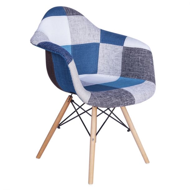 Стул HATTA Bryan Wood Arm Patchwork 3 (44478921) в интернет-магазине