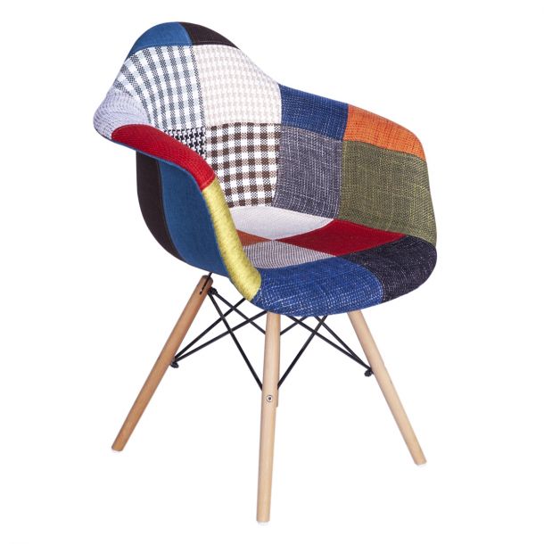 Стул HATTA Bryan Wood Arm Patchwork 1 (44478920) в Киеве
