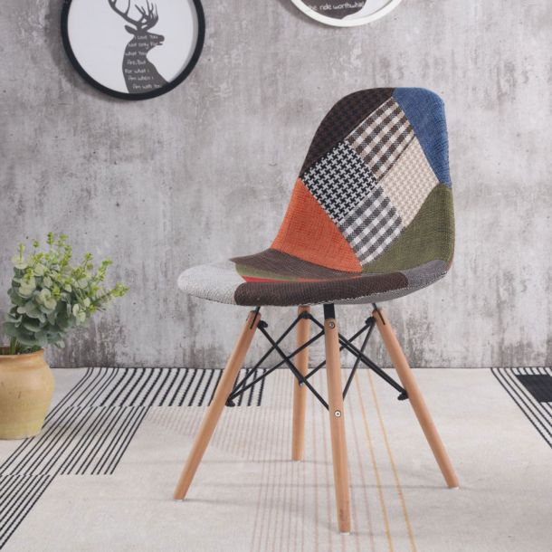 Стул HATTA Bryan Wood Patchwork 1 (44439776) купить