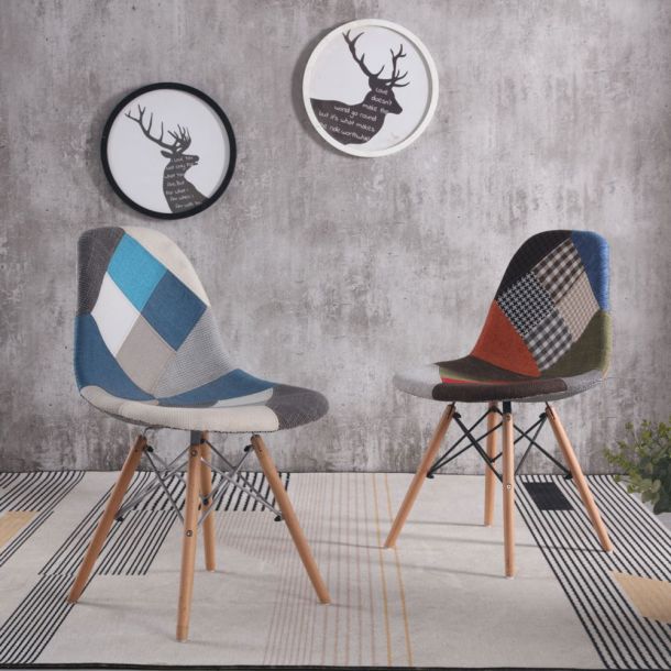 Стул HATTA Bryan Wood Patchwork 1 (44439776) недорого