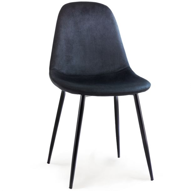 Стул HATTA Dora Velvet Черный (44513017) в Украине