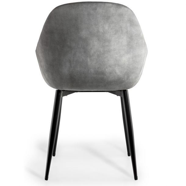 Стул HATTA Funny Velvet Серый (44524386) в Украине