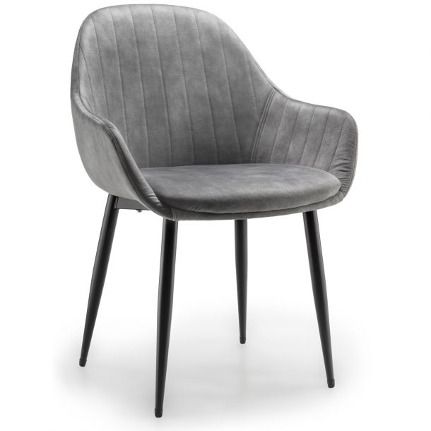 Стул HATTA Funny Velvet Серый (44524386) купить