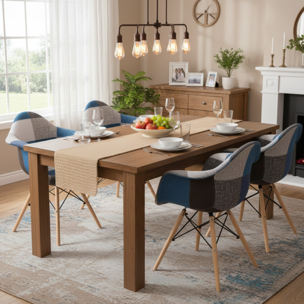 Стул HATTA Bryan Wood Arm Patchwork 3 (44478921) недорого