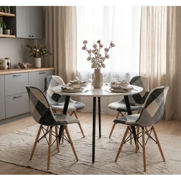 Стілець HATTA Bryan Wood Patchwork 2 (44460292) в интернет-магазине