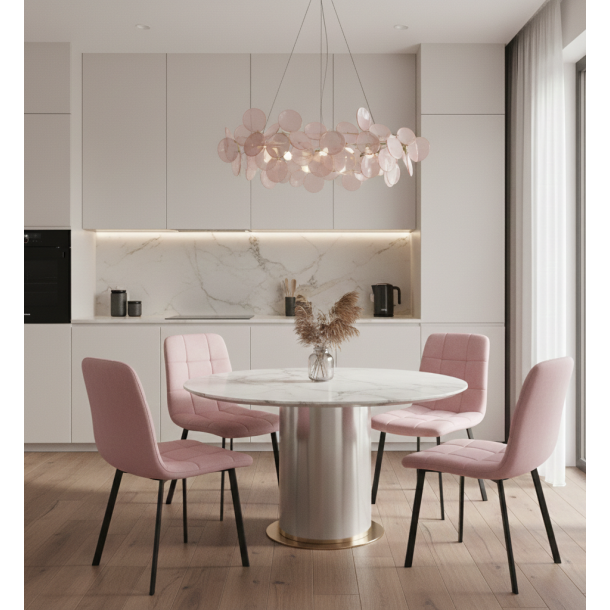 Стул HATTA Indigo 2 Velvet Розовый (44936248) в интернет-магазине