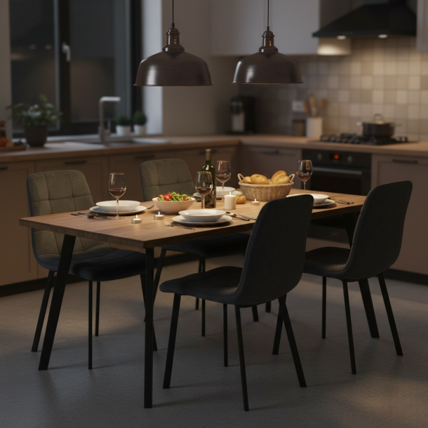 Стул HATTA Indigo 2 Velvet Темно-серый (44936247) с доставкой