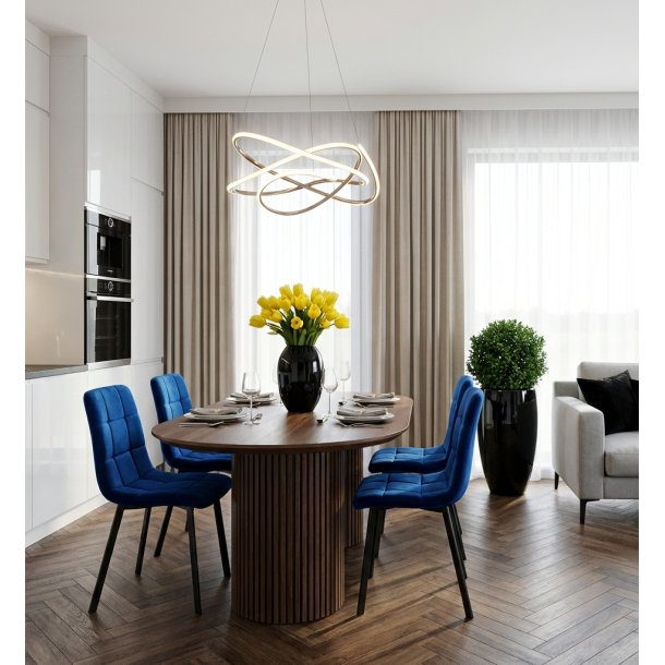Стул HATTA Indigo 2 Velvet Темно-синий (44936250) в Киеве