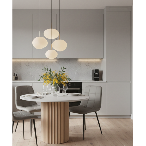 Стул HATTA Indigo Eco Серый, Черный (44829746) цена