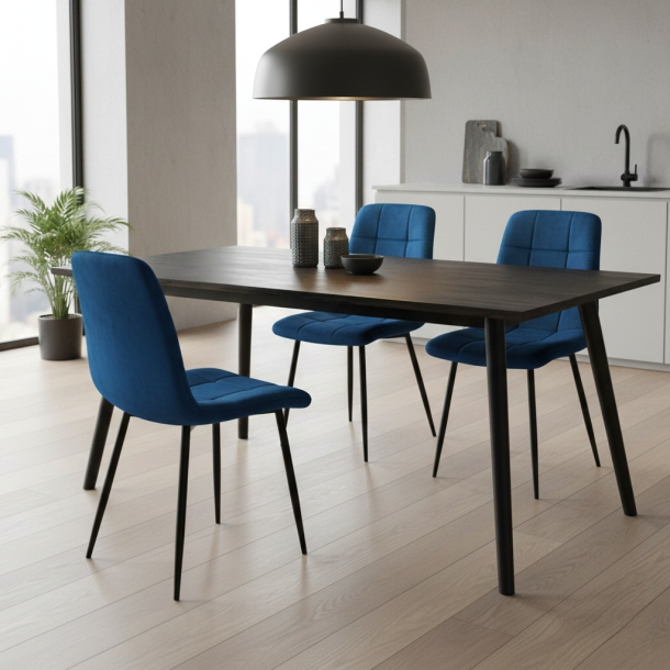 Стул HATTA Indigo Velvet Темно-синий (44556610) в интернет-магазине