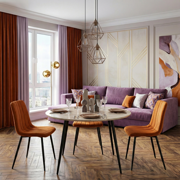 Стілець HATTA Petty Velvet Бронзовий (44479165) с доставкой