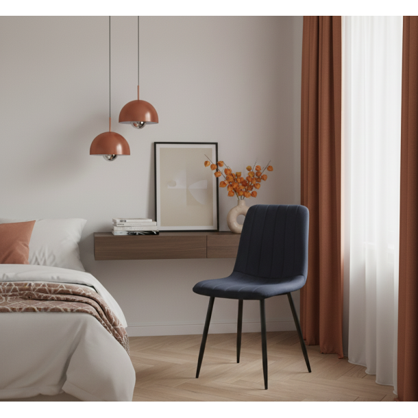 Стул HATTA Petty Velvet Темно-серый (44479162) в интернет-магазине