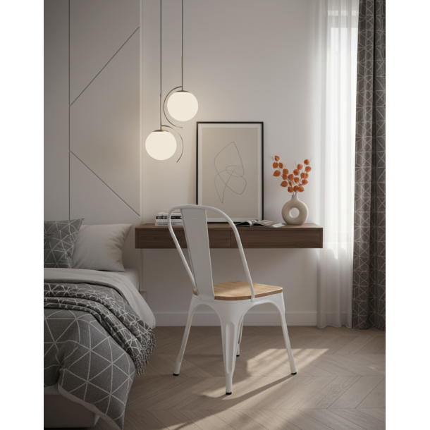 Стул HATTA Practic Wood Белый (44478926) цена