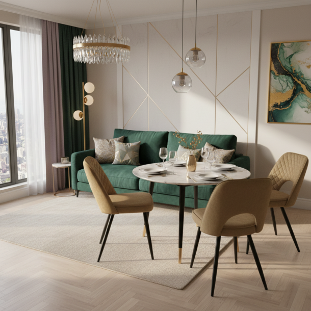 Стілець HATTA Resto Velvet Бежевий (44474955) в Киеве