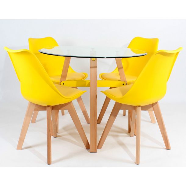 Стілець HATTA Asteria Eco Wood Жовтий (44372433) в интернет-магазине