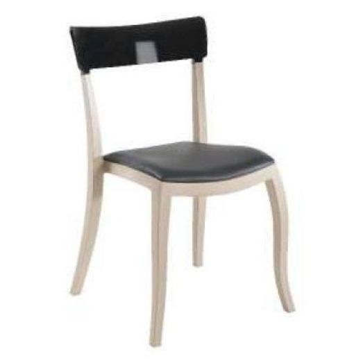 Стул Hera-S Soft 00901 Black, Песочно-бежевый (27459380) недорого