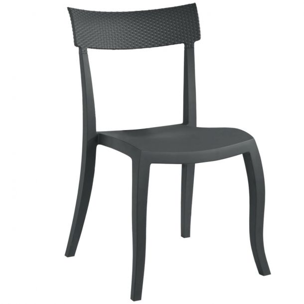 Стілець Hera-SP Rattan Антрацит (27185768) недорого