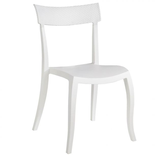 Стул Hera-SP Rattan Белый (27185769) недорого