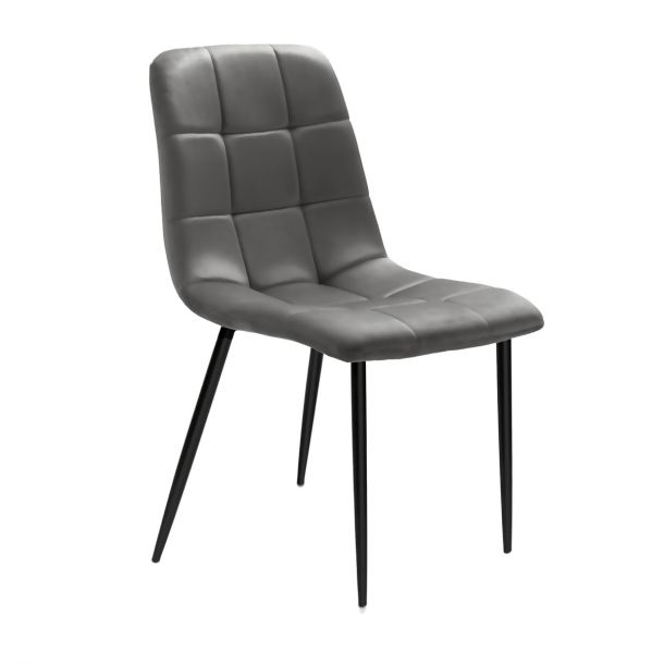 Стул HATTA Indigo Eco Серый, Черный (44829746) в Киеве