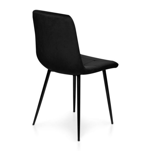 Стул HATTA Indigo Velvet Черный (44524097) с доставкой