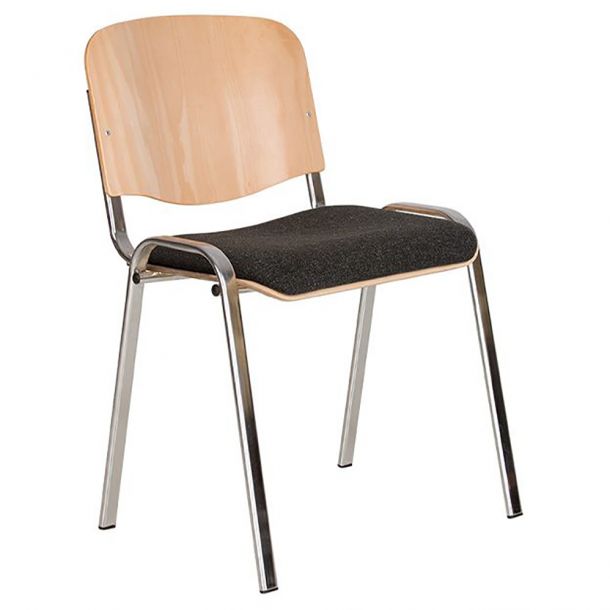 Стул Iso Wood Plus combi ZT 24, chrome (21918185) недорого