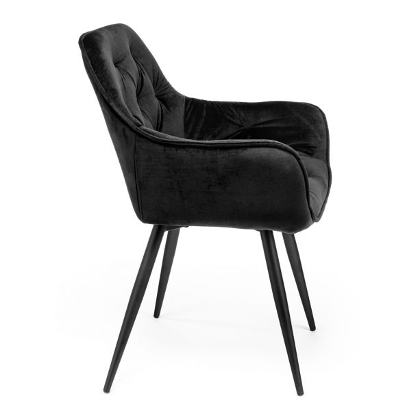 Стул HATTA Legend Velvet Черный (44474950) цена