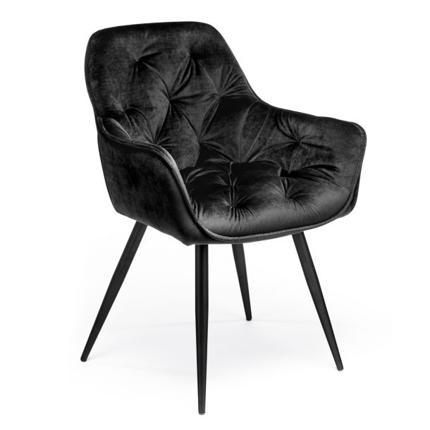Стул HATTA Legend Velvet Черный (44474950) в интернет-магазине