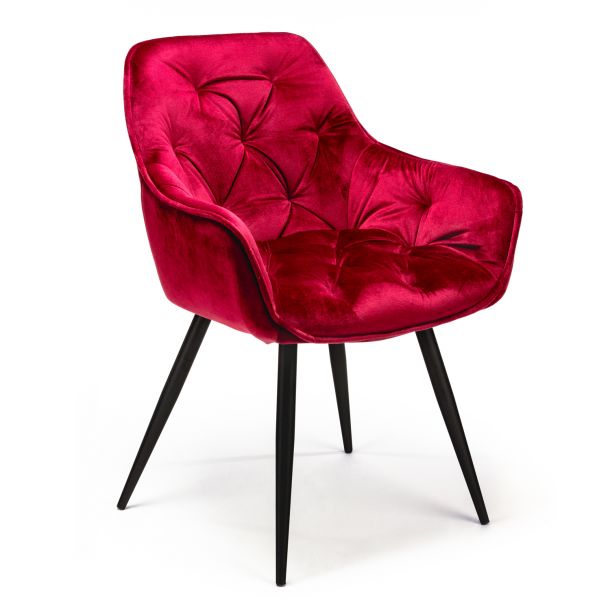 Стул HATTA Legend Velvet Гранатовый (44474948) в Киеве