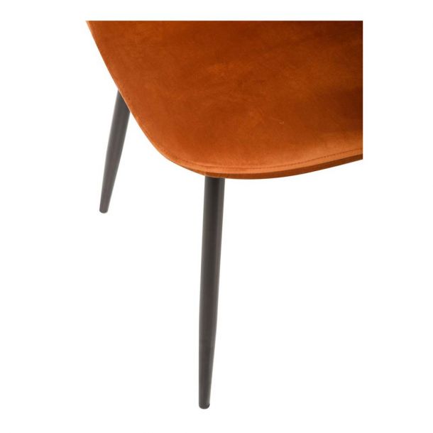 Стул M-10 Velvet Горчичный-вельвет, Черный (23440641) в интернет-магазине