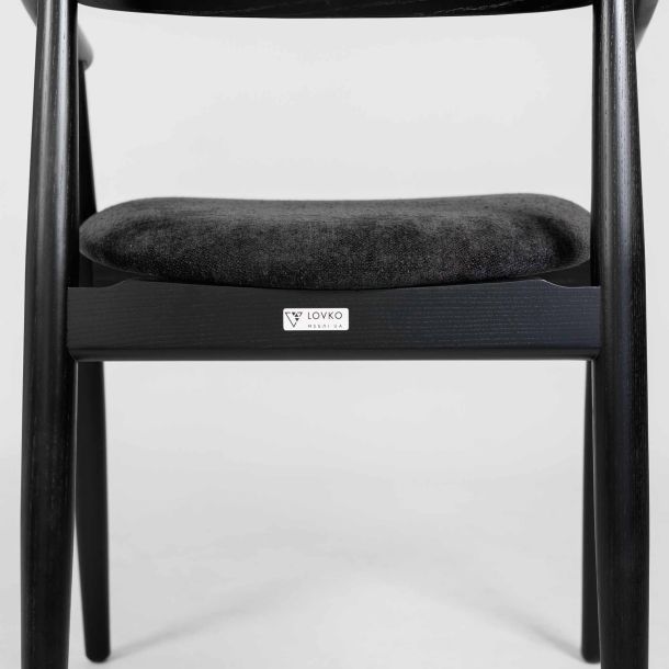 Стул Mamont semi-soft Magenta 15, 9005 Черный  Ясень (611205795) в Украине