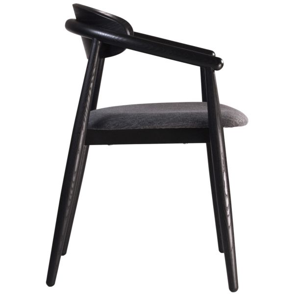 Стілець Mamont semi-soft Superior 19 Graphite, 9005 Чорний  Ясен (611485262) kupistul