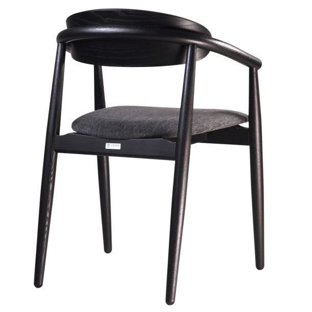 Стілець Mamont semi-soft Superior 19 Graphite, 9005 Чорний  Ясен (611485262) купить